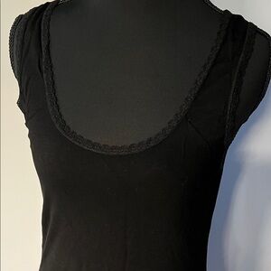 Sleek Black Camisole Top